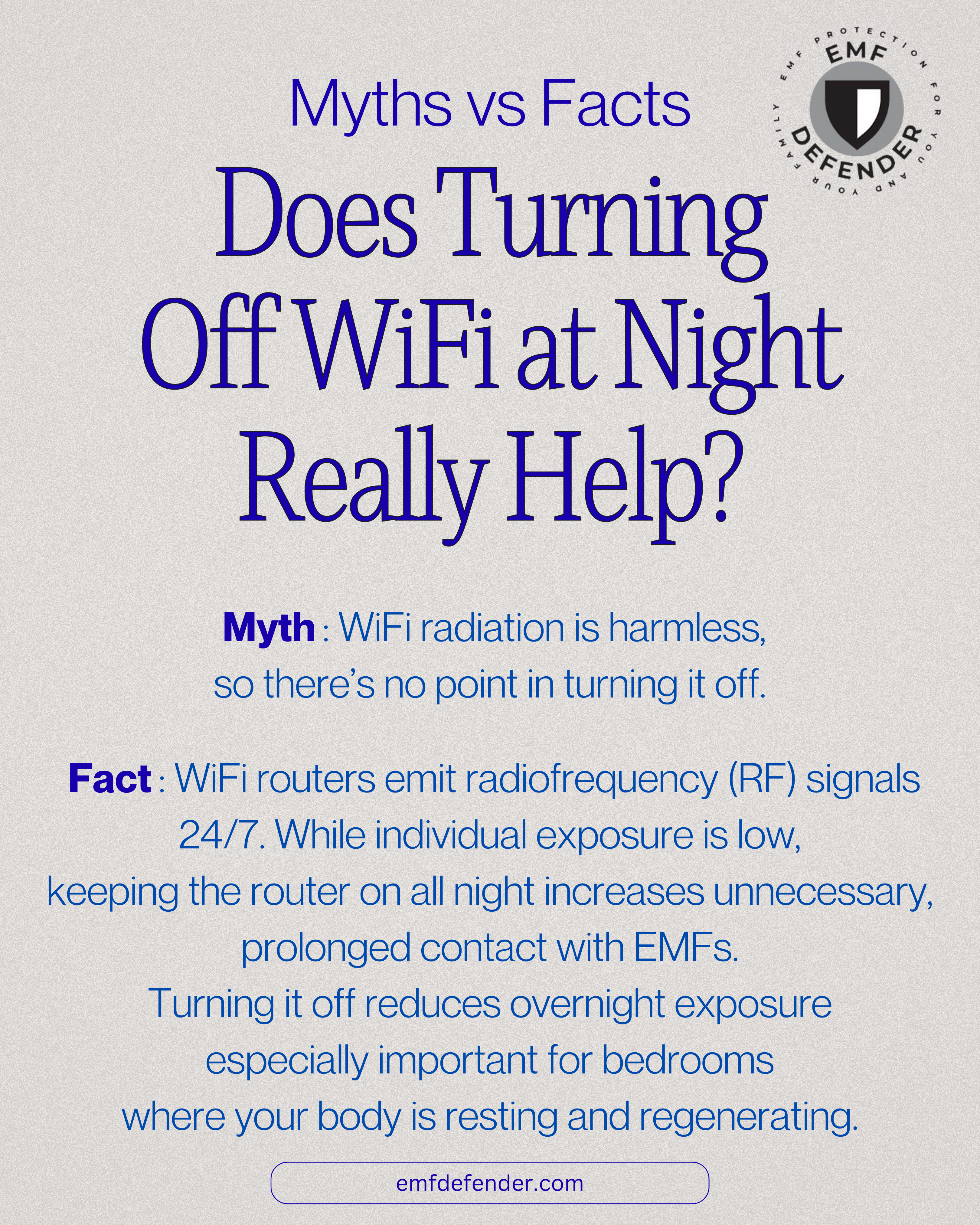 Does Turning Off WiFi at Night Really Help?