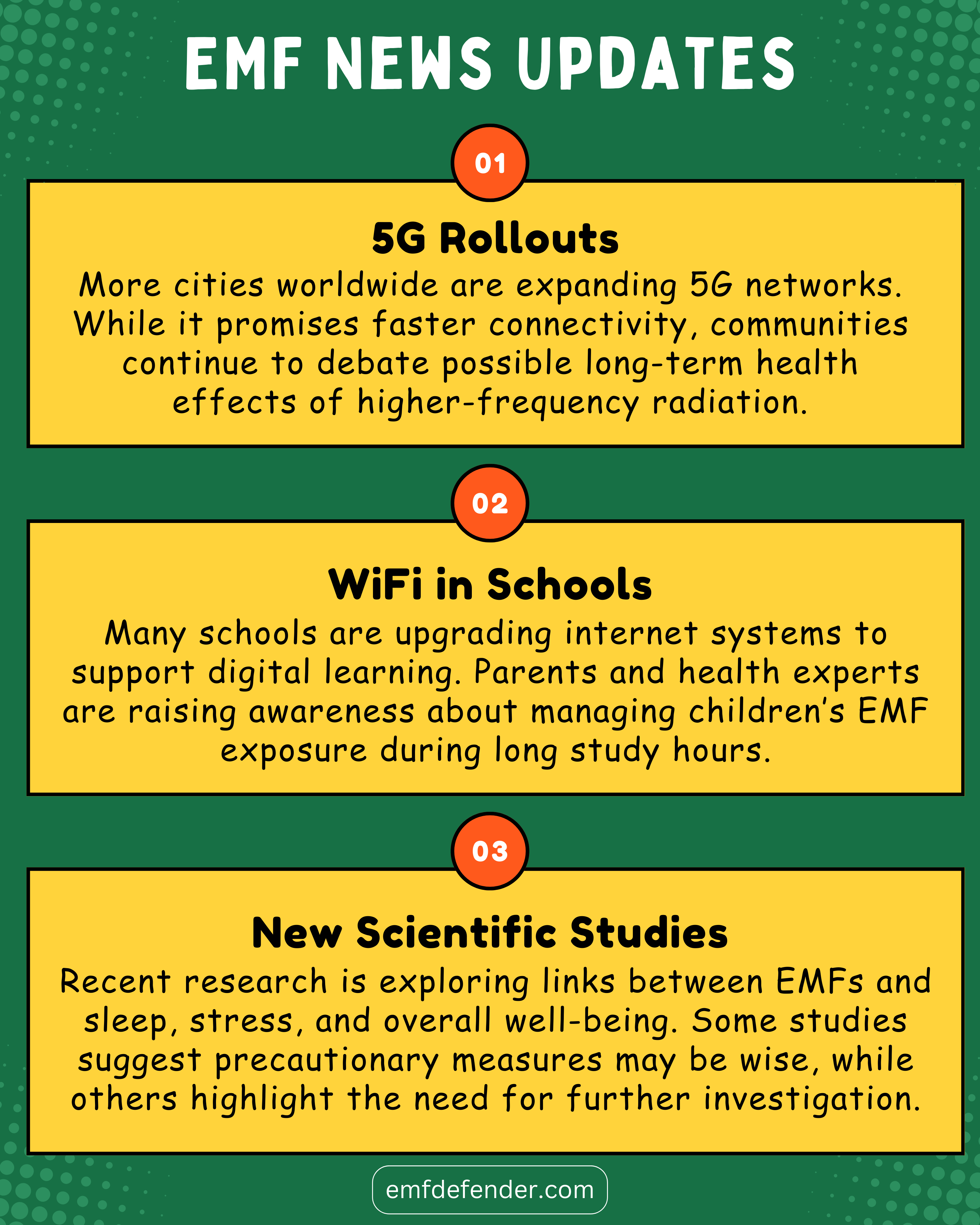EMF News Updates You Should Know
