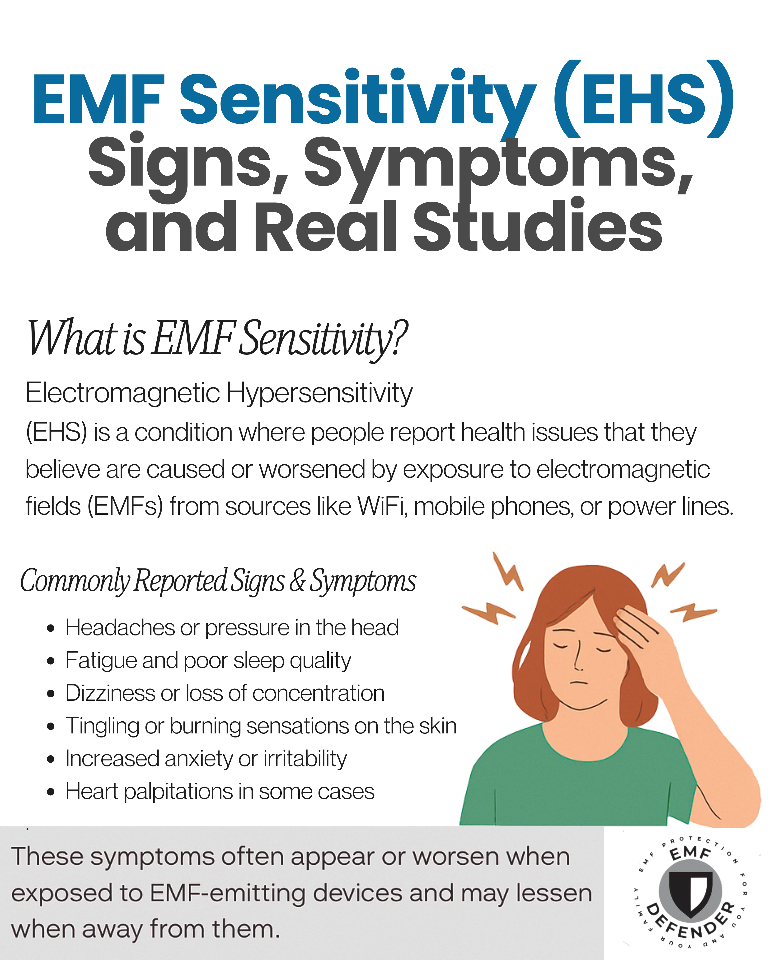 Understanding EMF Sensitivity (EHS): Signs, Symptoms & Studies