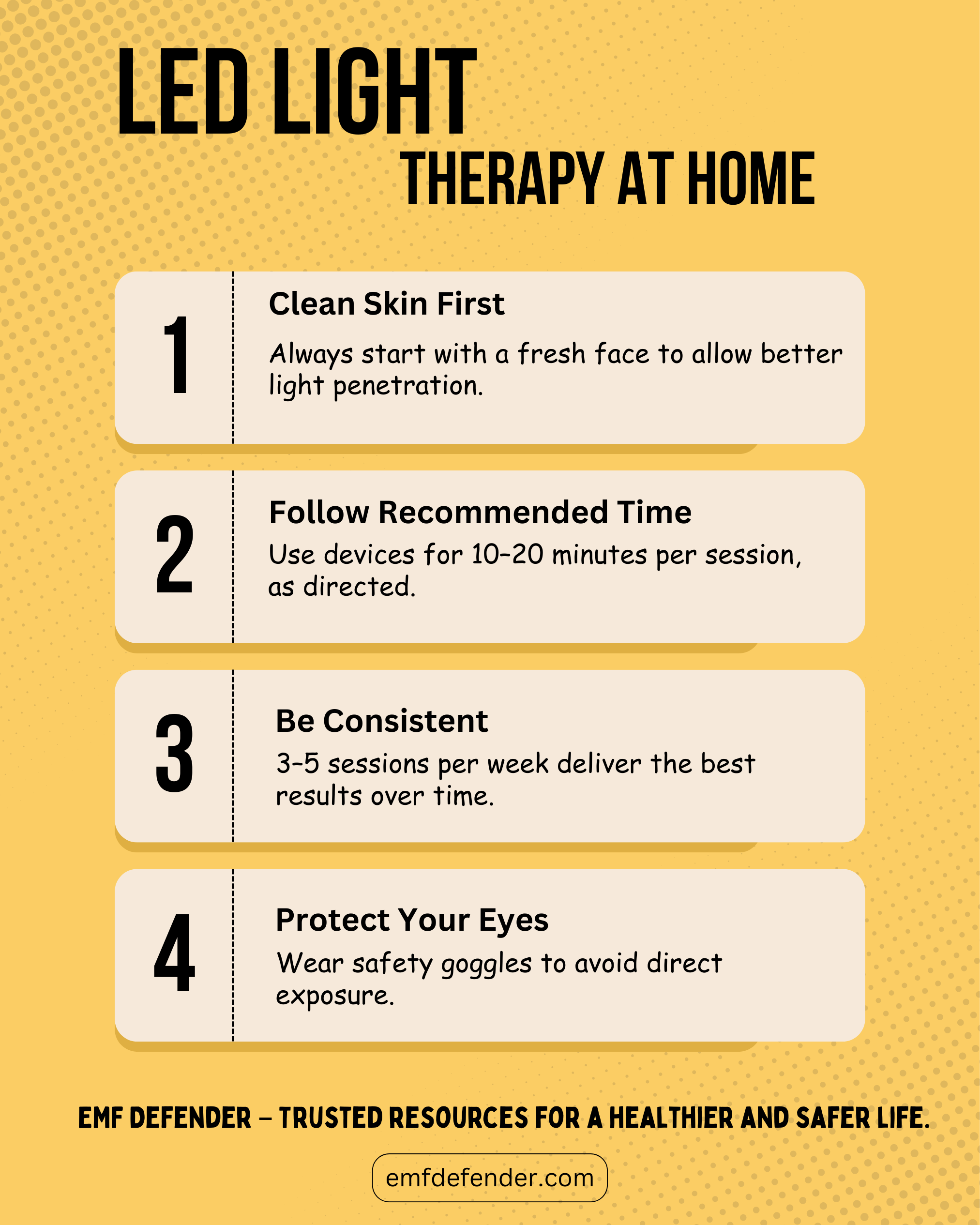 LED Light Therapy at Home