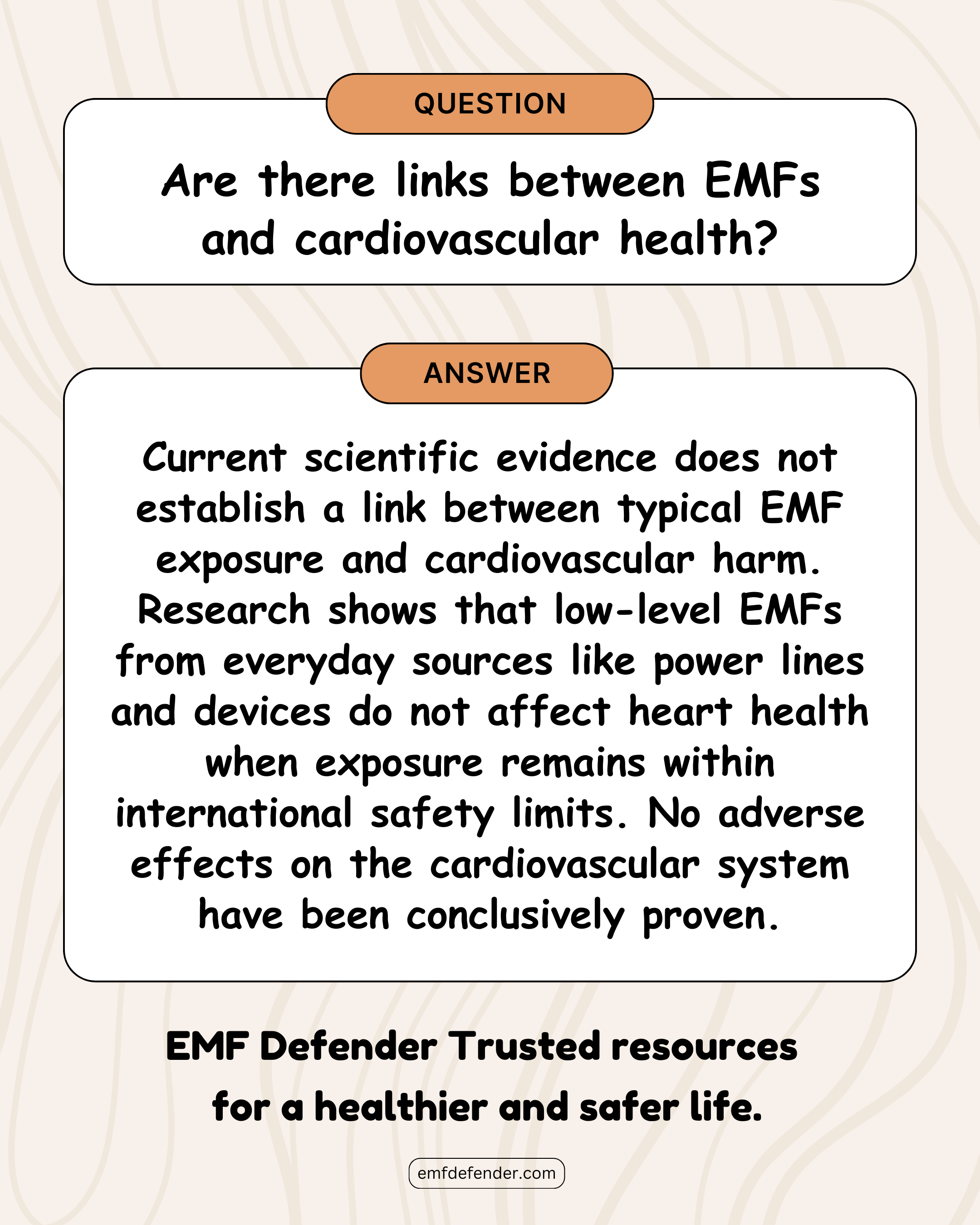 Are there links between EMFs and cardiovascular health?